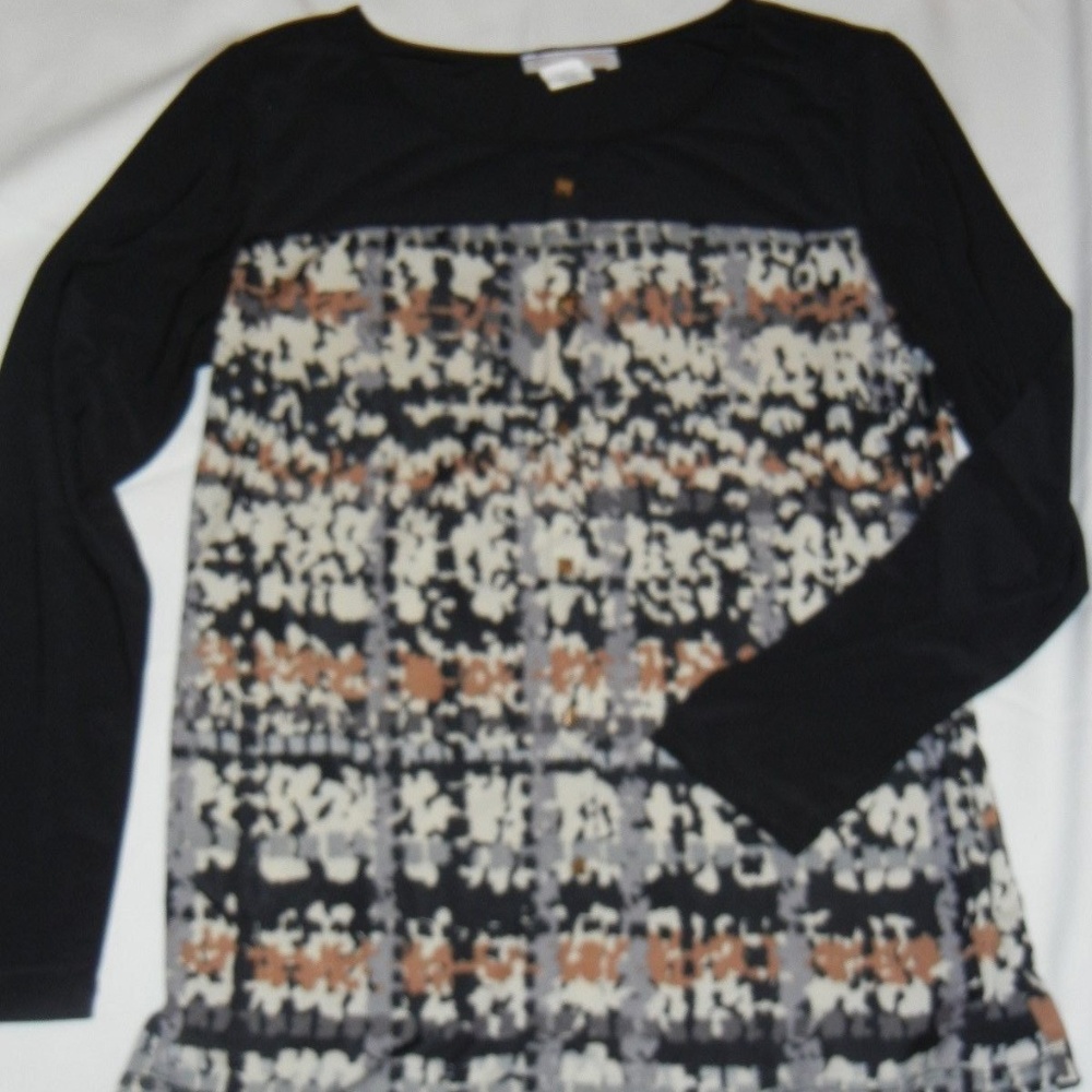 EUC Claudia Richard Long Sleeve Dressy Top, Size S